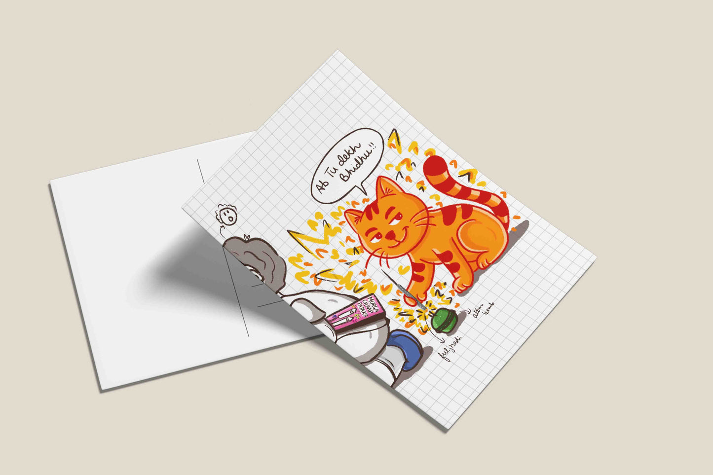 Cats being cats postcards - Blast