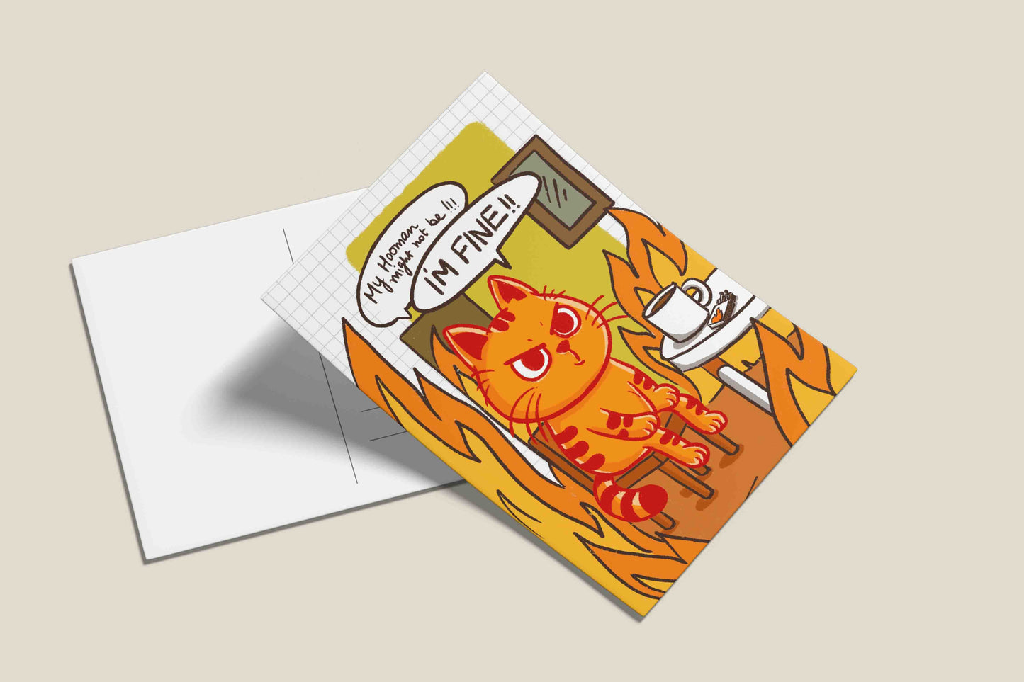 Cats being cats postcards - Inferno