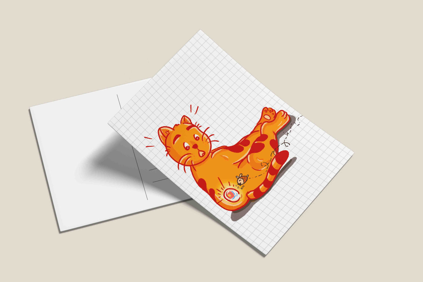 Cats being cats postcards - Sting