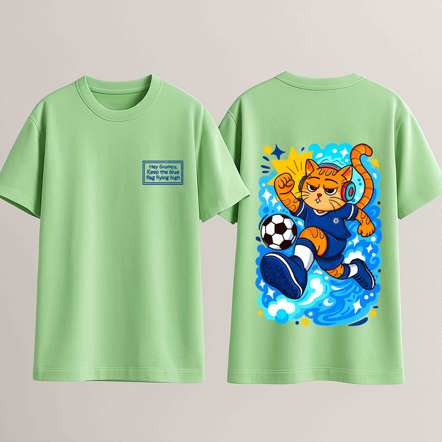 Grumpy loves Chelsea FC (kids)