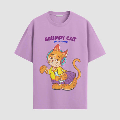 Grumpy cat does fashion