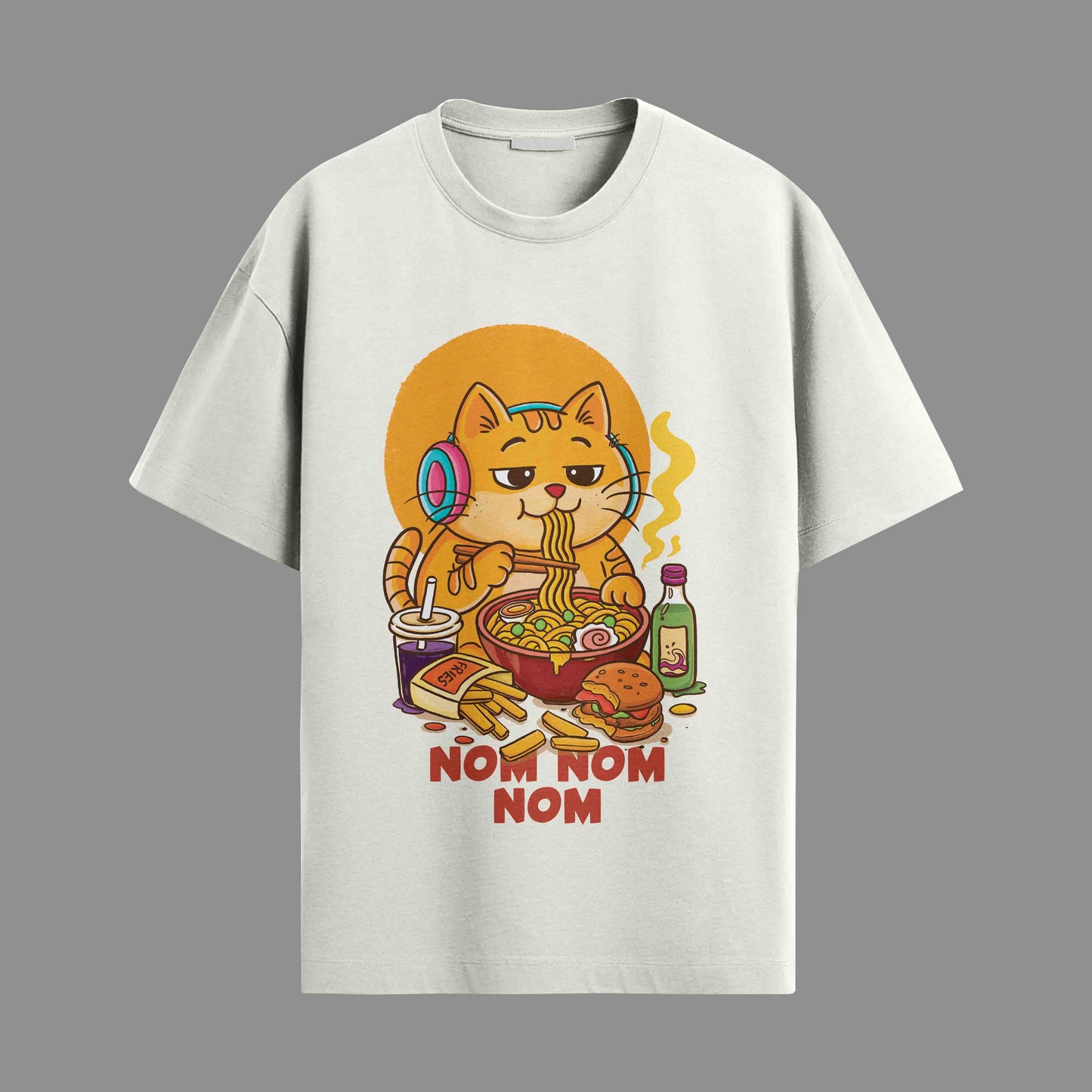 Grumpy Cat loves fooooood