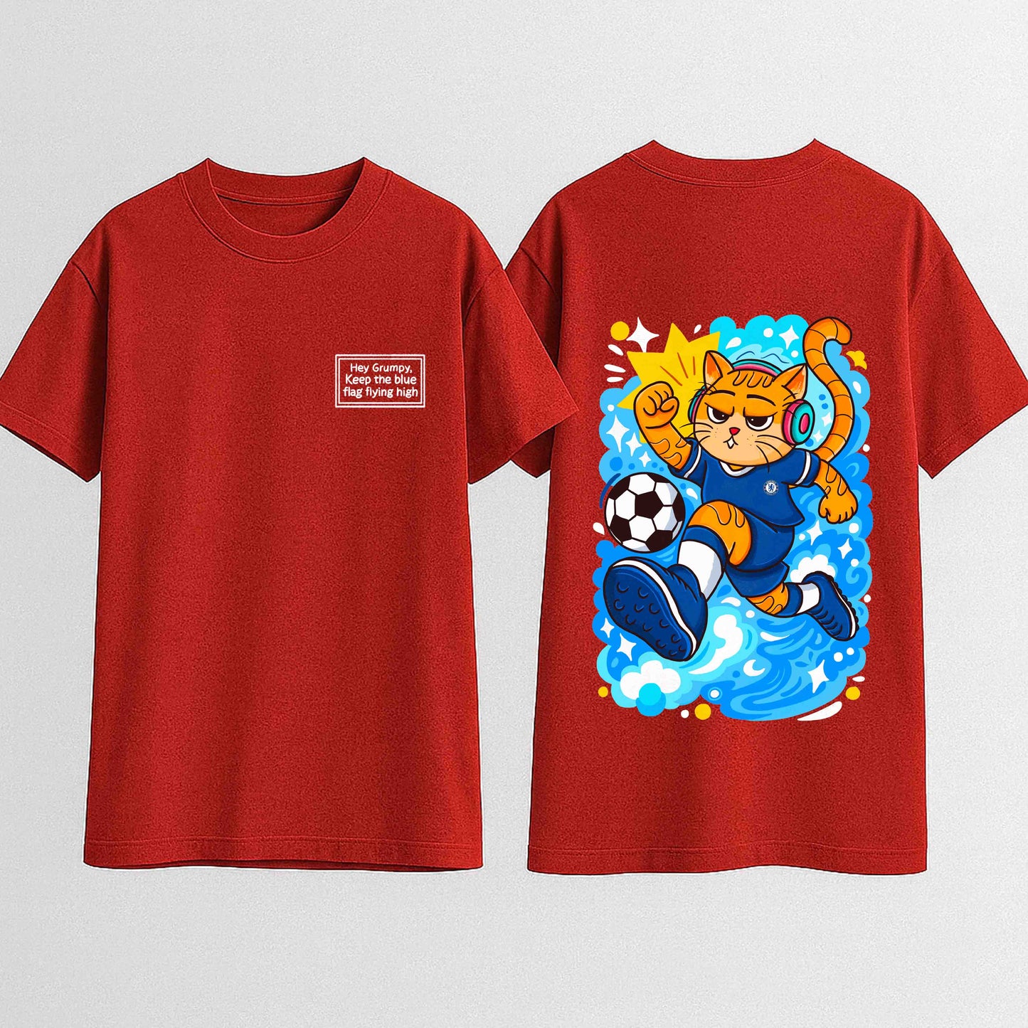 Grumpy loves Chelsea FC (kids)