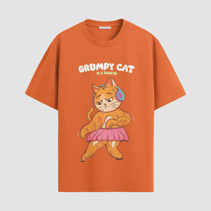 Grumpy cat is a dancer