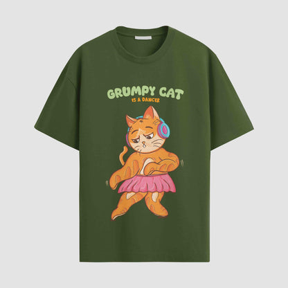 Grumpy cat is a dancer