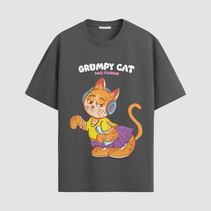 Grumpy cat does fashion