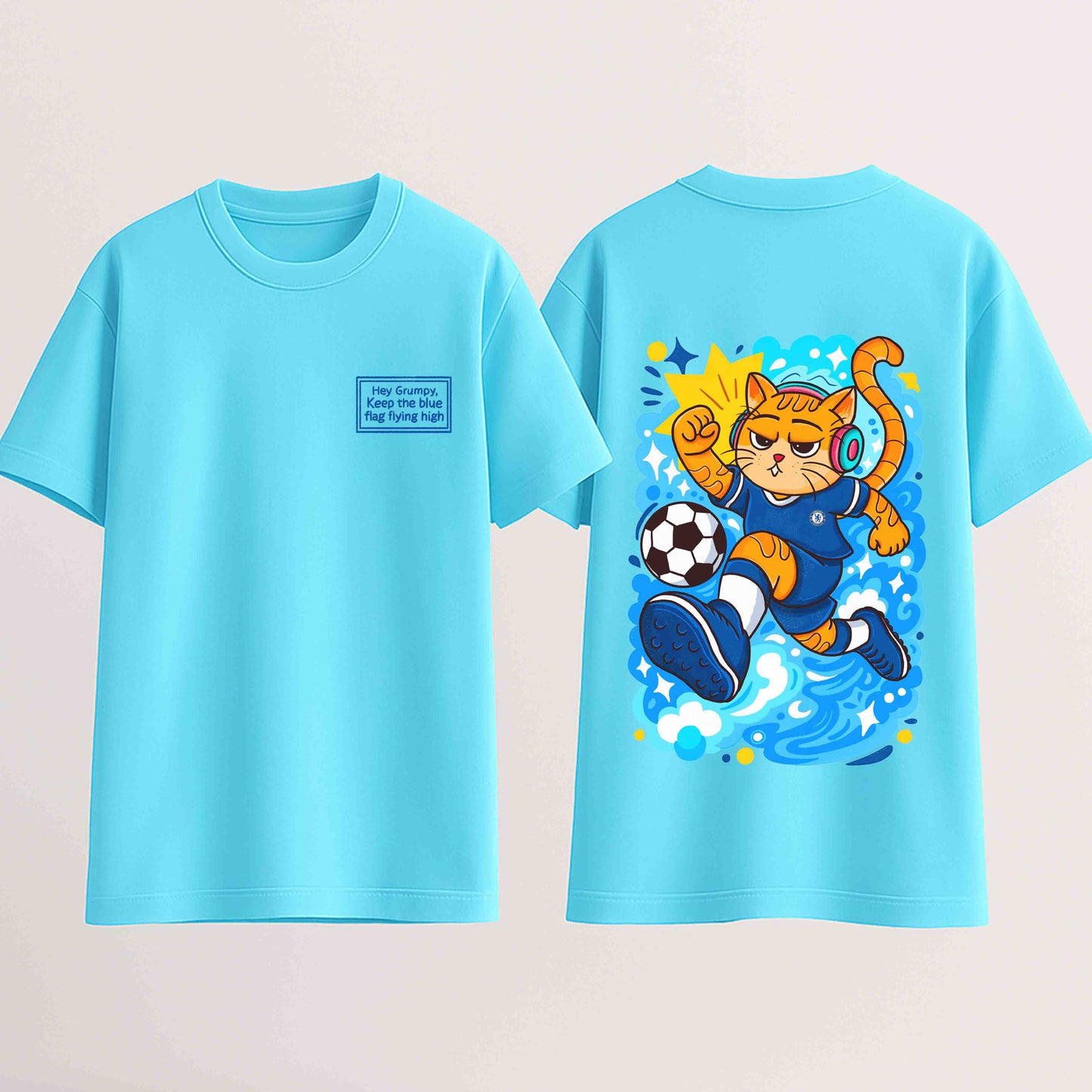 Grumpy loves Chelsea FC (kids)