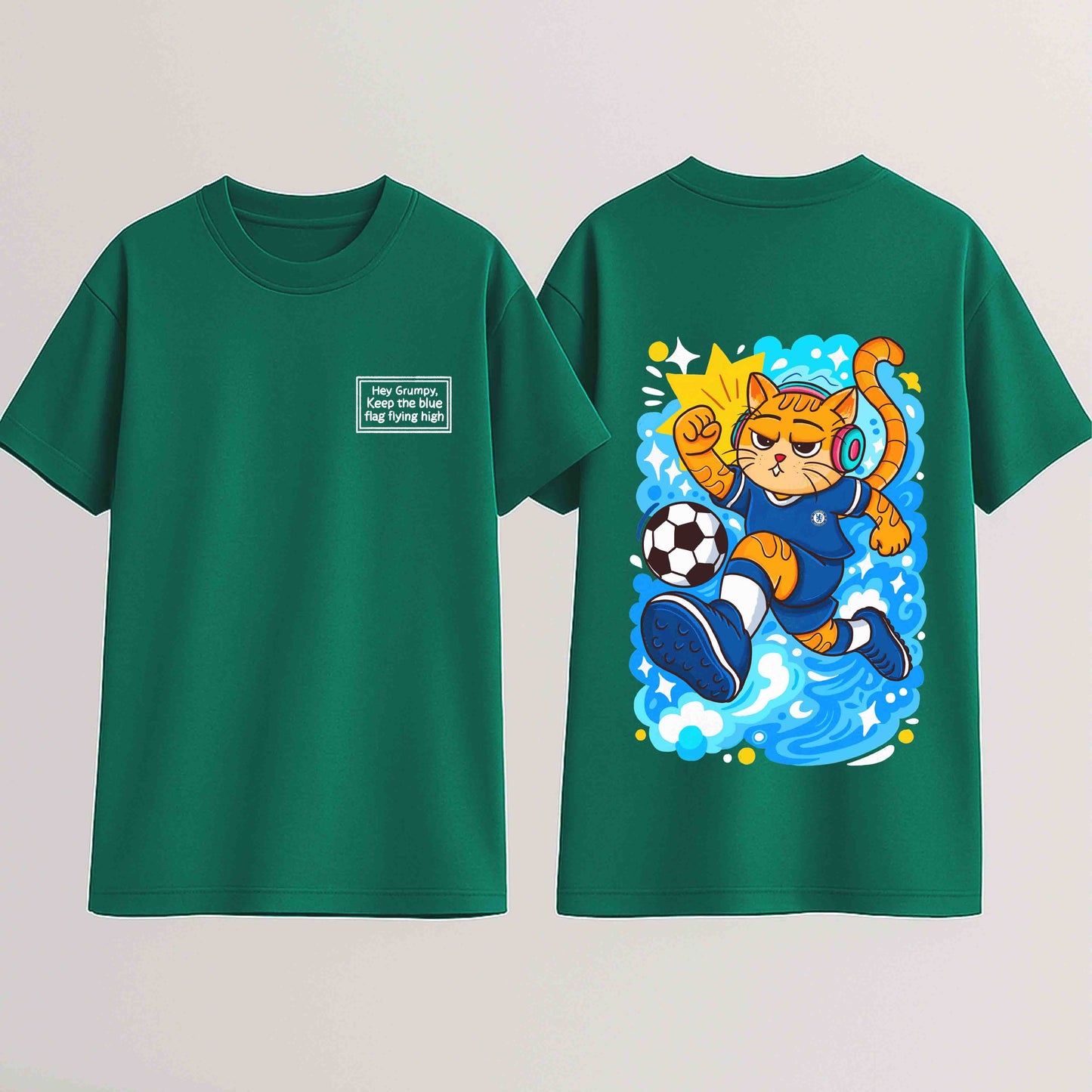 Grumpy loves Chelsea FC (kids)