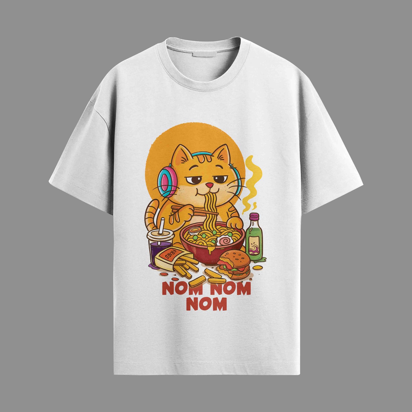 Grumpy Cat loves fooooood