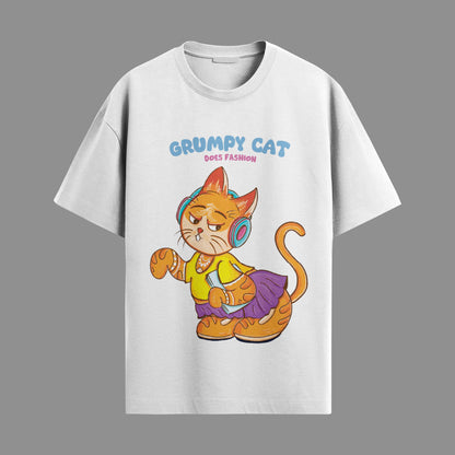 Grumpy cat does fashion