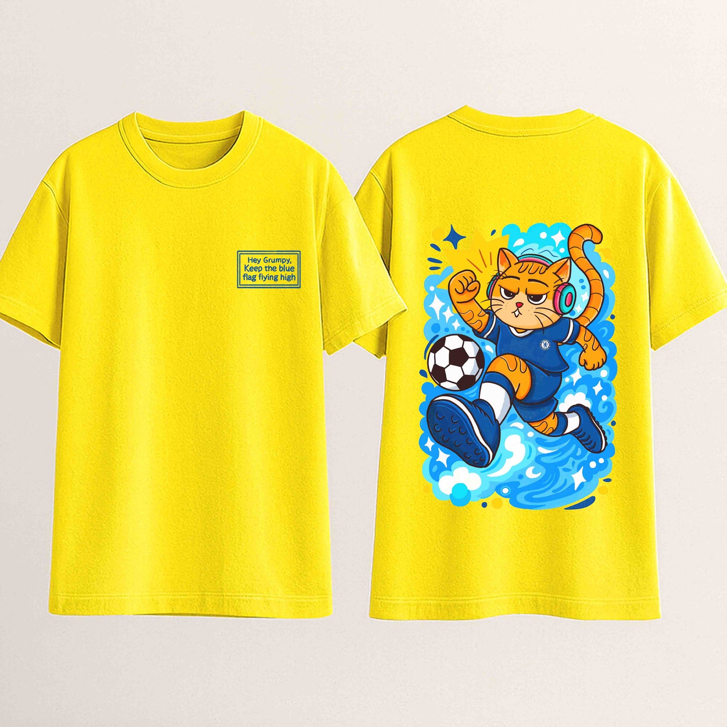 Grumpy loves Chelsea FC (kids)