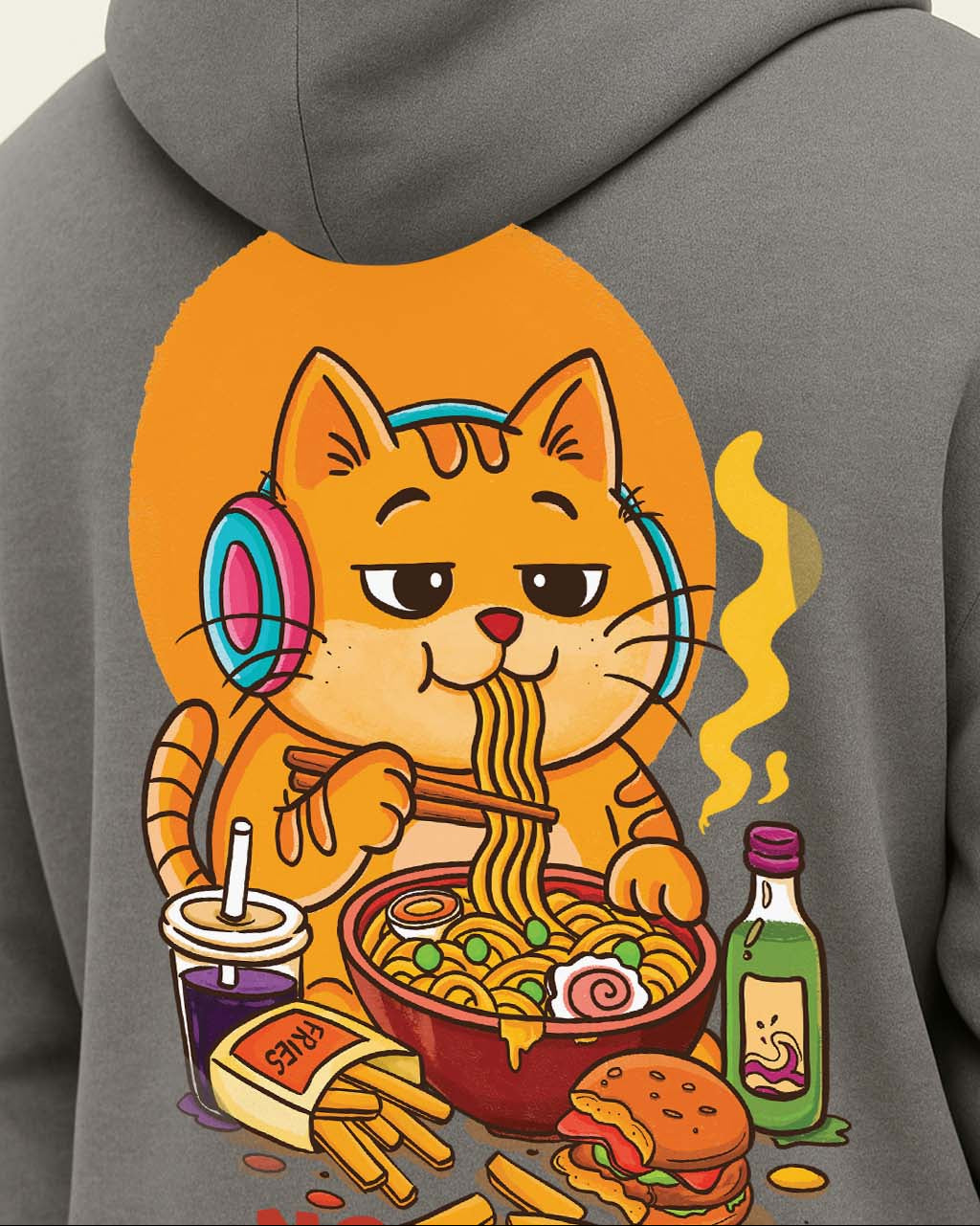 Grumpy Cat loves fooooood Hoodie
