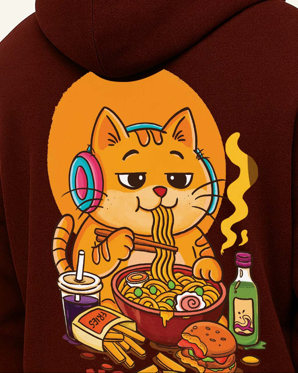 Grumpy Cat loves fooooood Hoodie