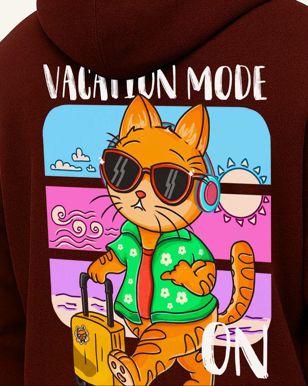 Grumpy Cat is on a vacation Hoodie