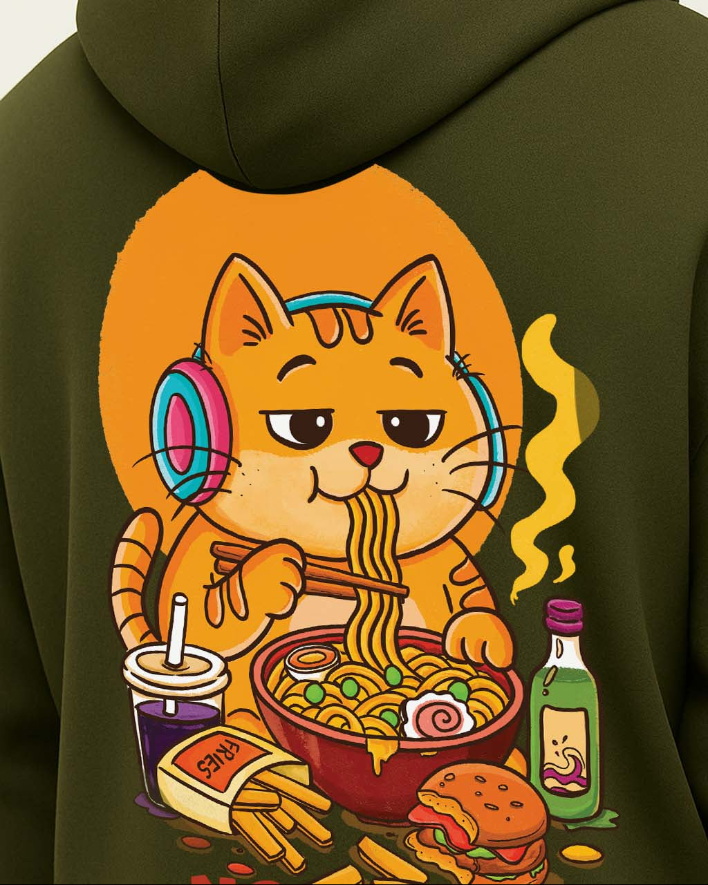 Grumpy Cat loves fooooood Hoodie