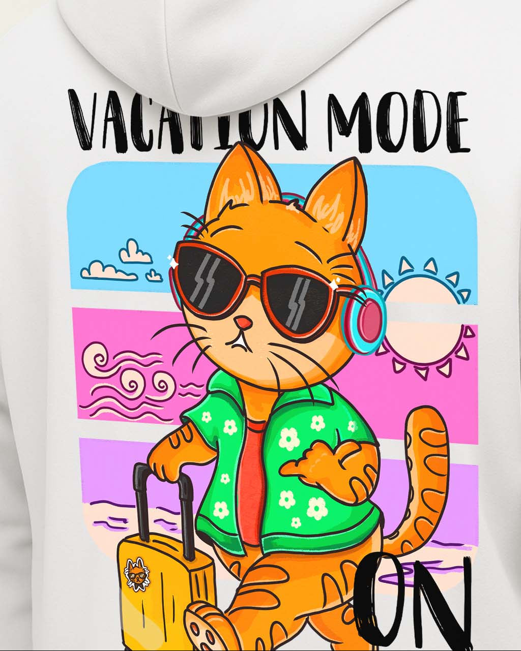 Grumpy Cat is on a vacation Hoodie