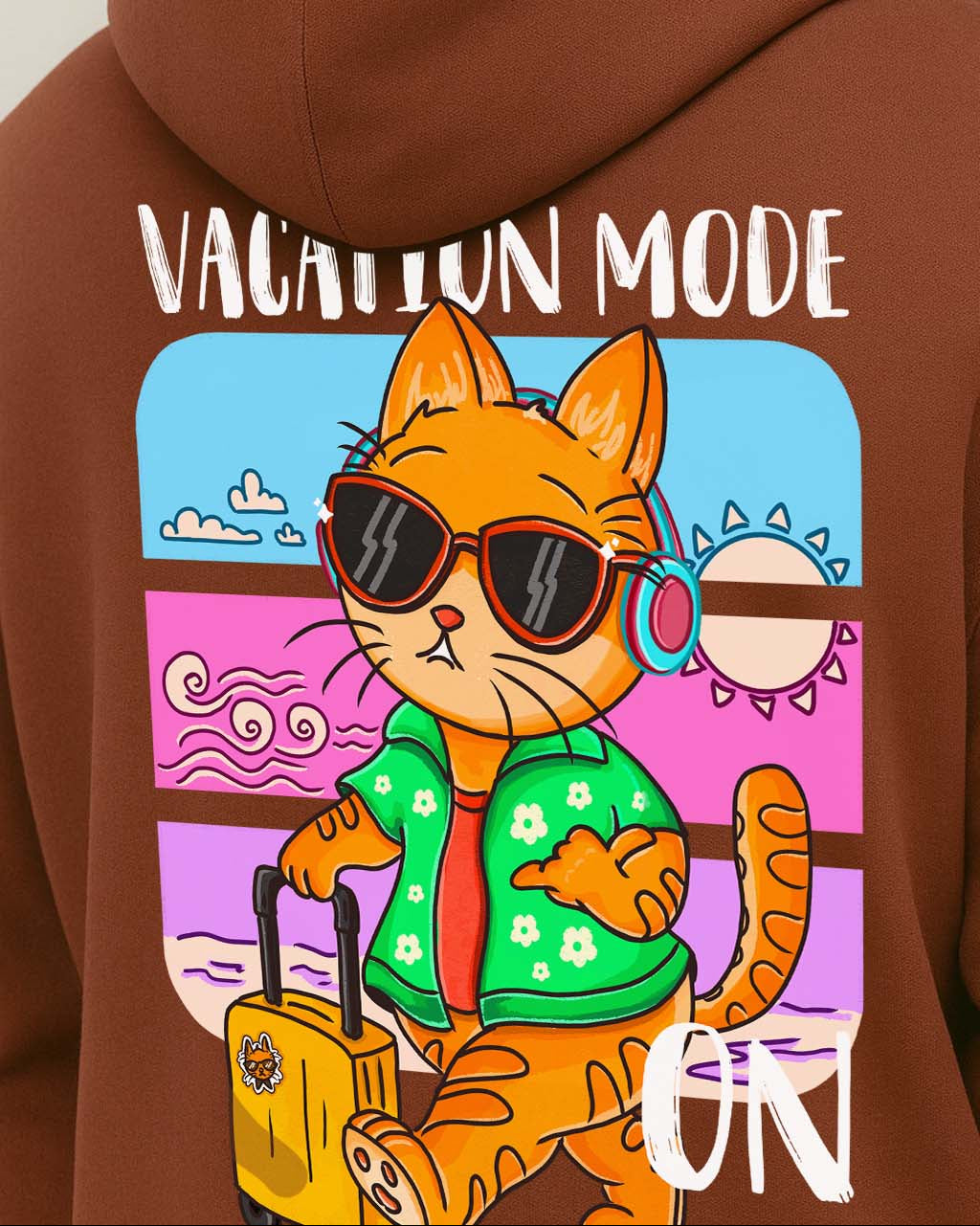 Grumpy Cat is on a vacation Hoodie
