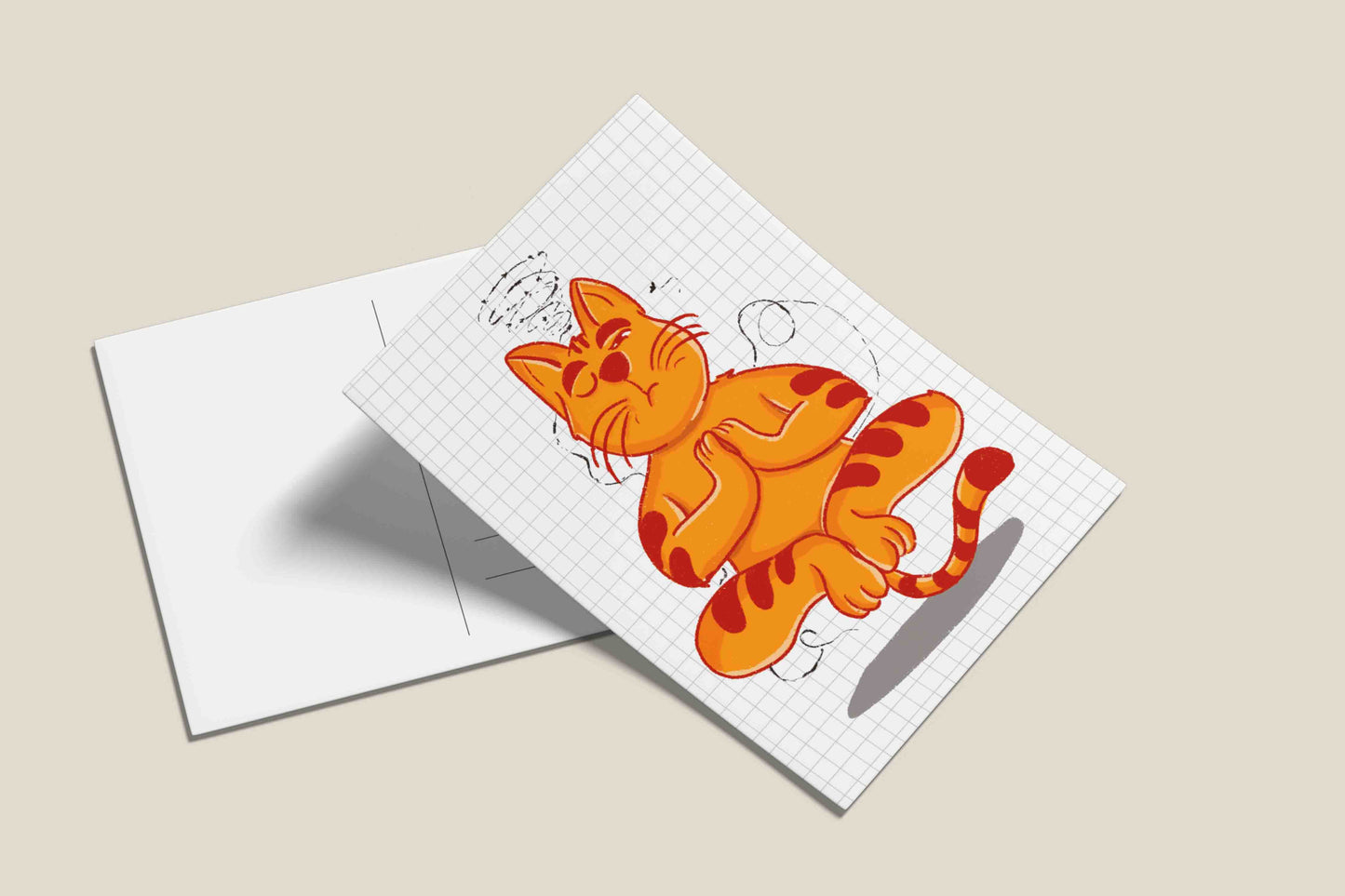 Cats being cats postcards - Crown
