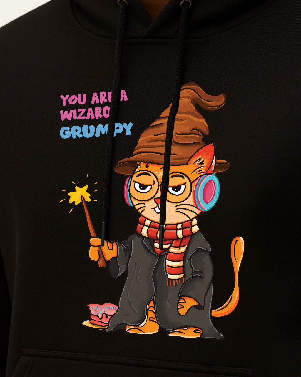 Grumpy Cat is a Wizard Hoodie