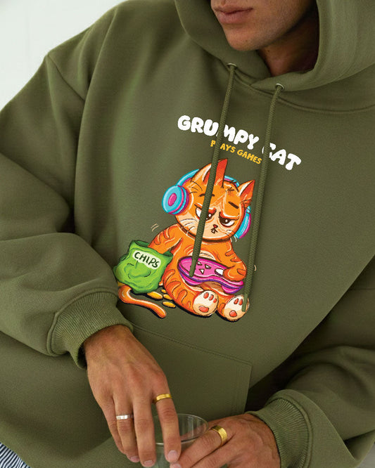 Grumpy Cat is a Gamer Hoodie