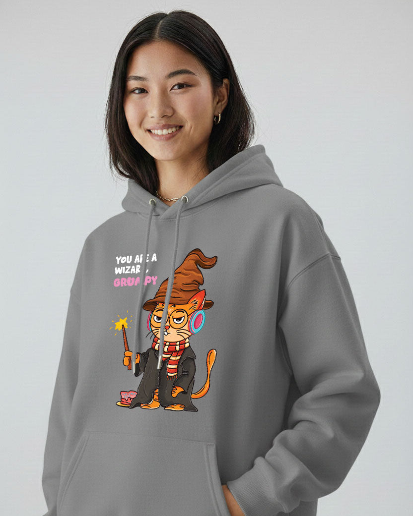 Grumpy Cat is a Wizard Hoodie