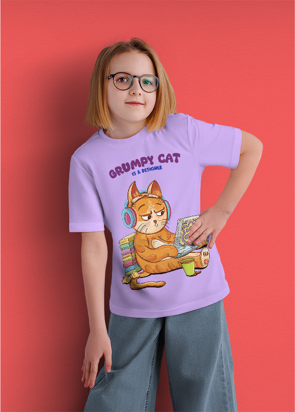 Grumpy cat is a designer (kids)