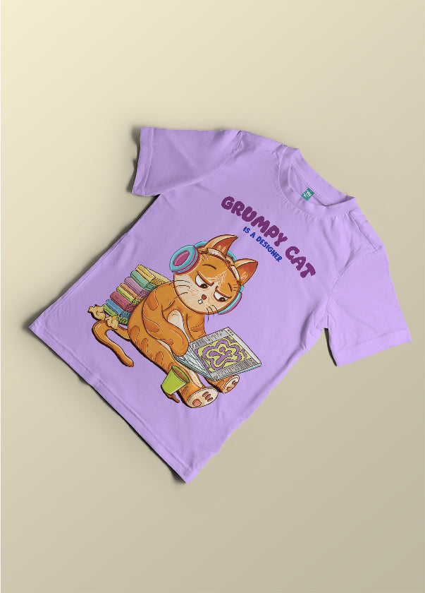 Grumpy cat is a designer (kids)