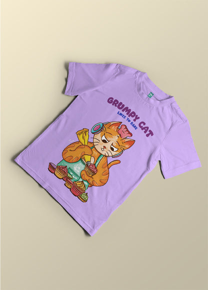 Grumpy cat likes to bake (kids)