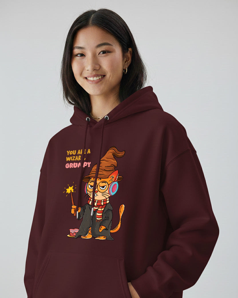 Grumpy Cat is a Wizard Hoodie