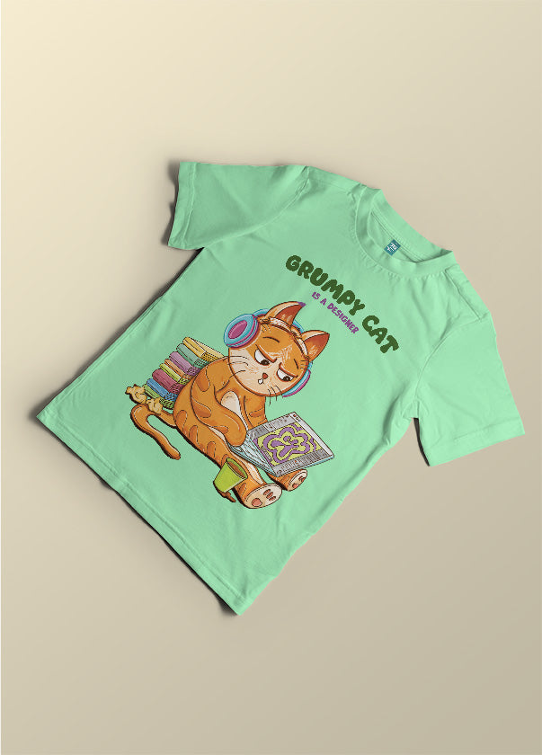 Grumpy cat is a designer (kids)