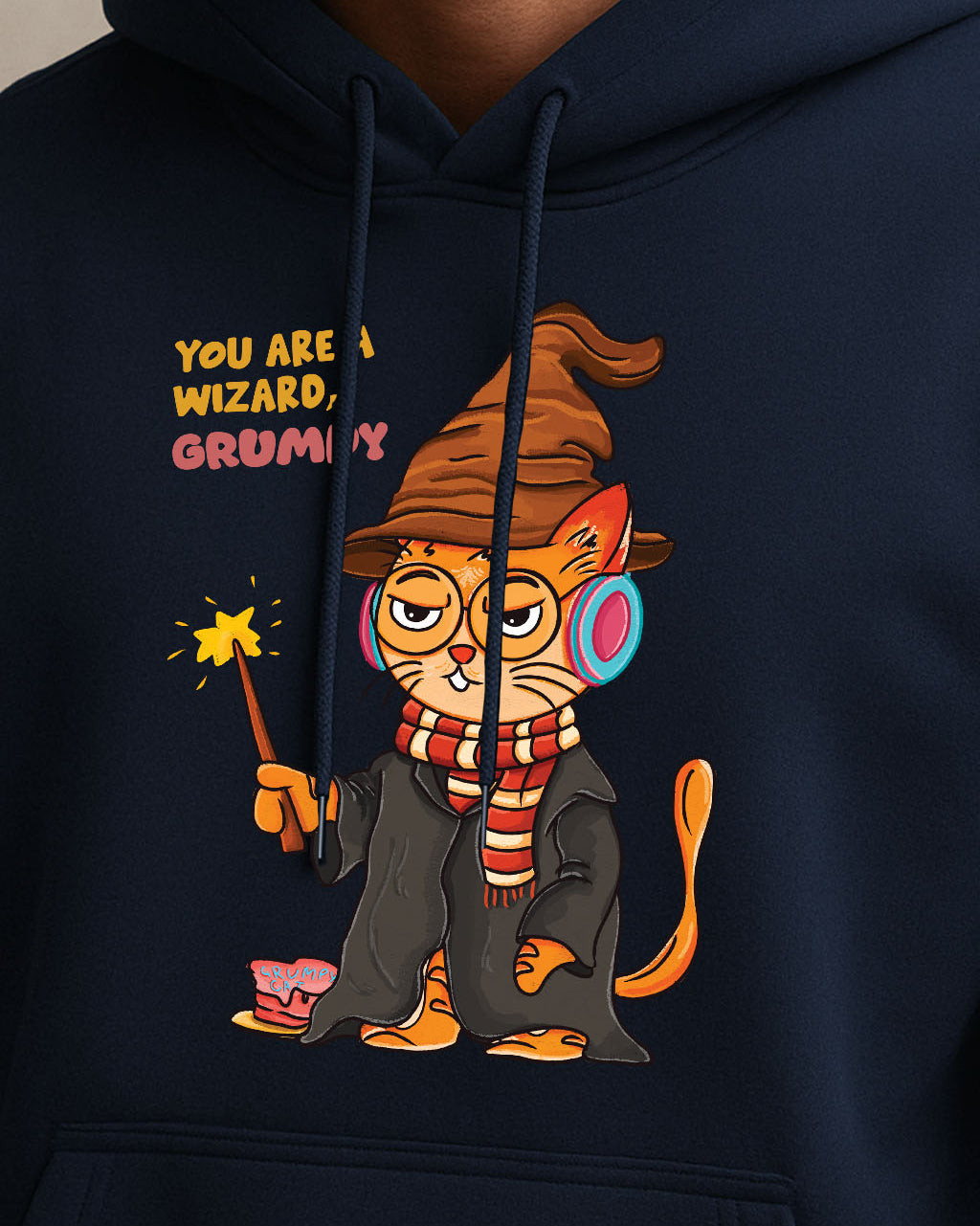 Grumpy Cat is a Wizard Hoodie