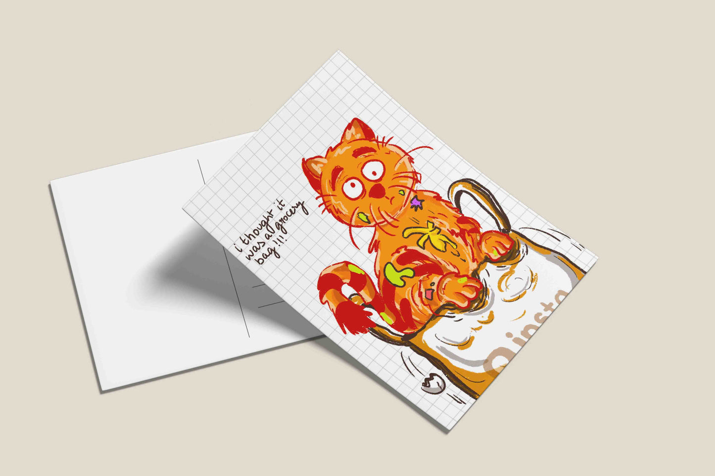 Cats being cats postcards - Ragged