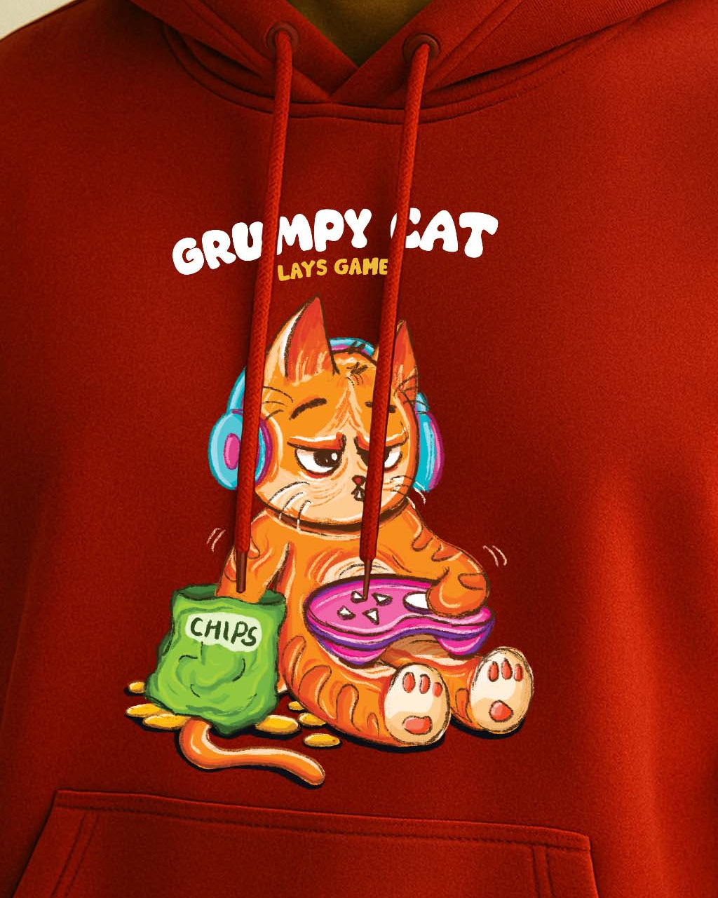 Grumpy Cat is a Gamer Hoodie