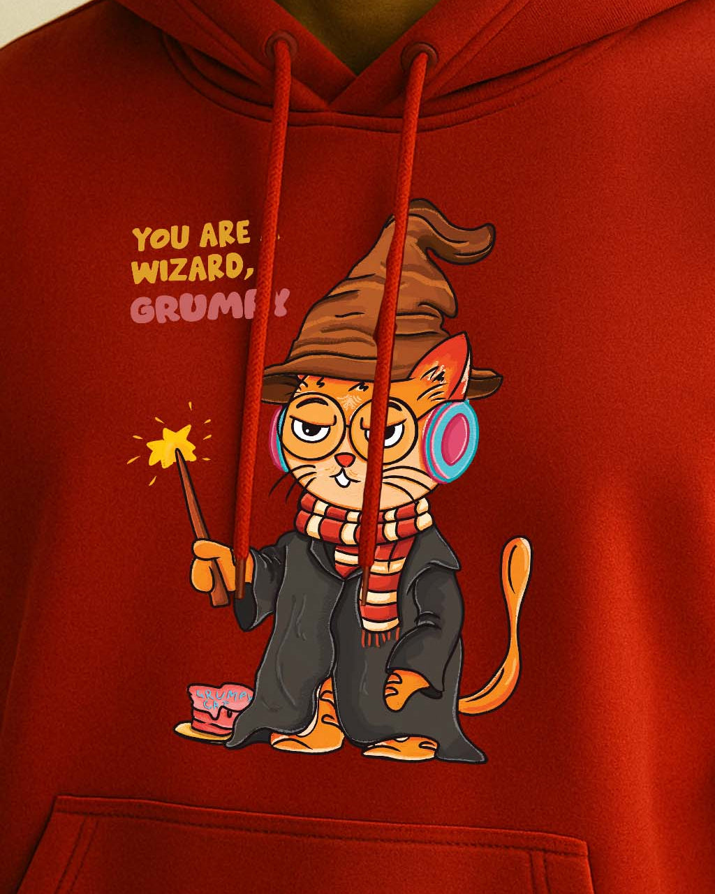 Grumpy Cat is a Wizard Hoodie