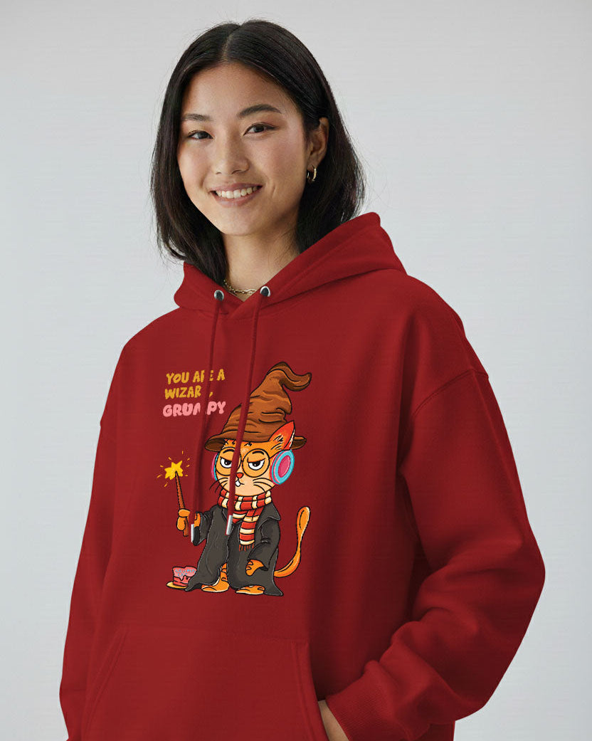Grumpy Cat is a Wizard Hoodie