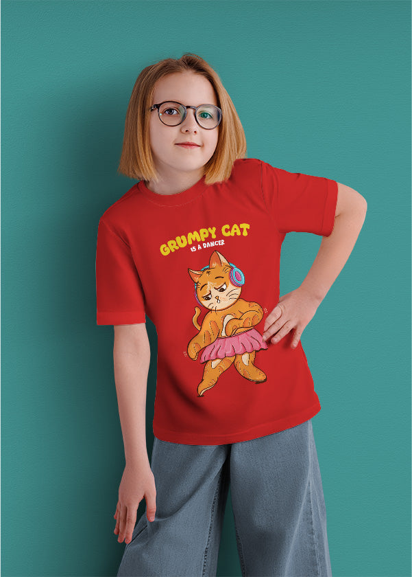 Grumpy cat is a dancer (kids)