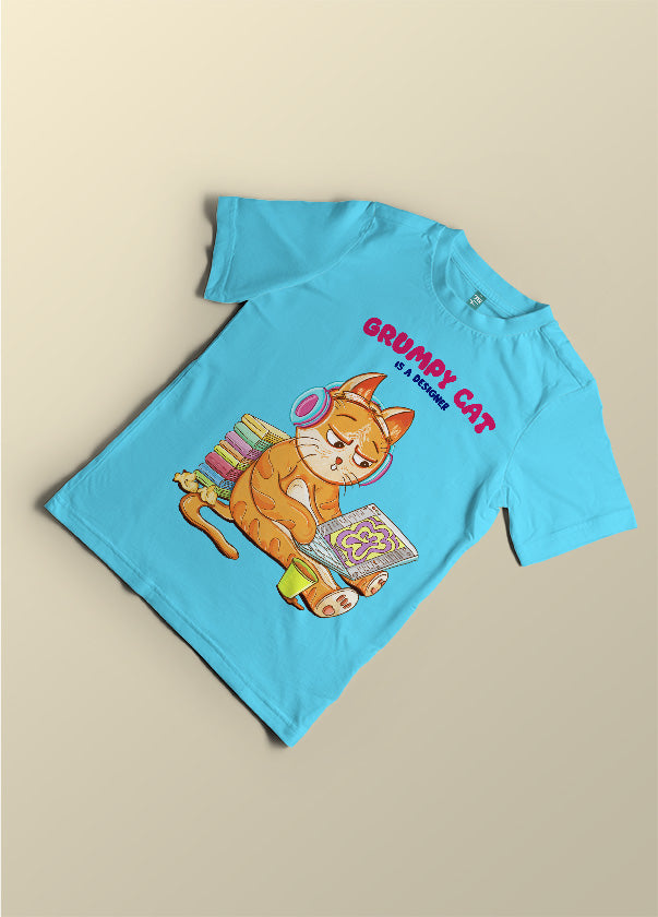 Grumpy cat is a designer (kids)