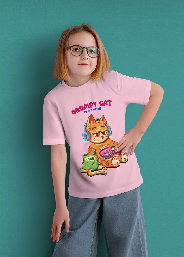 Grumpy cat plays games (kids)