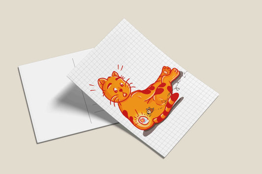 Cats being cats postcards - Sting