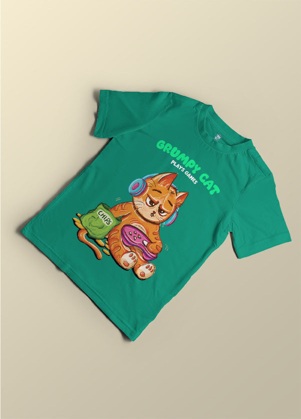 Grumpy cat plays games (kids)