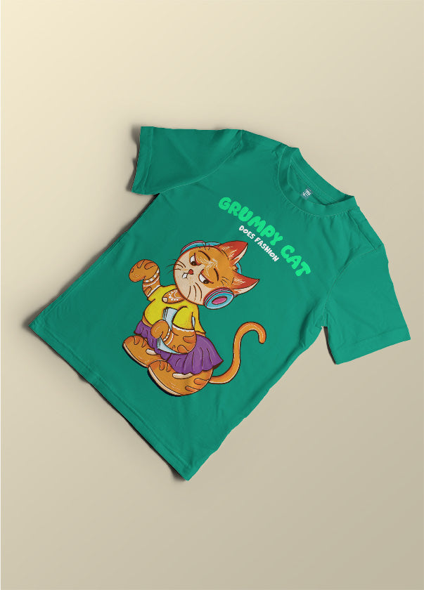 Grumpy cat does fashion (kids)