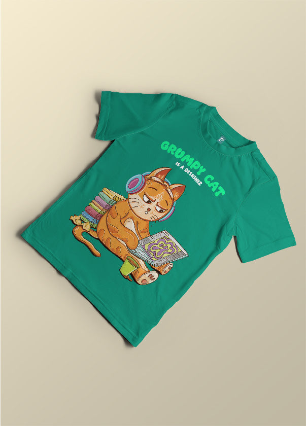 Grumpy cat is a designer (kids)