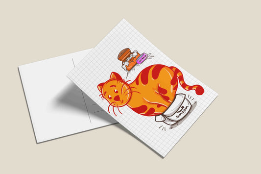 Cats being cats postcards - Trunk