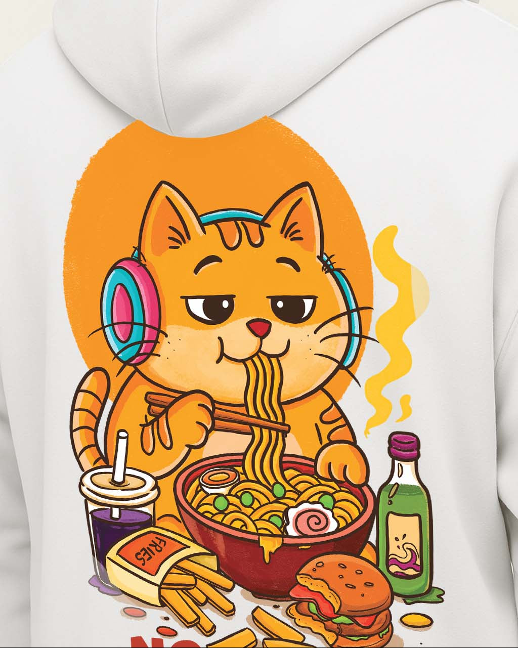 Grumpy Cat loves fooooood Hoodie