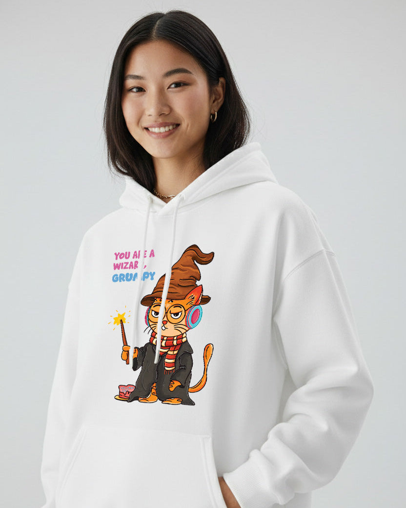 Grumpy Cat is a Wizard Hoodie