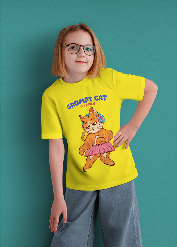 Grumpy cat is a dancer (kids)