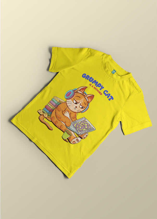 Grumpy cat is a designer (kids)