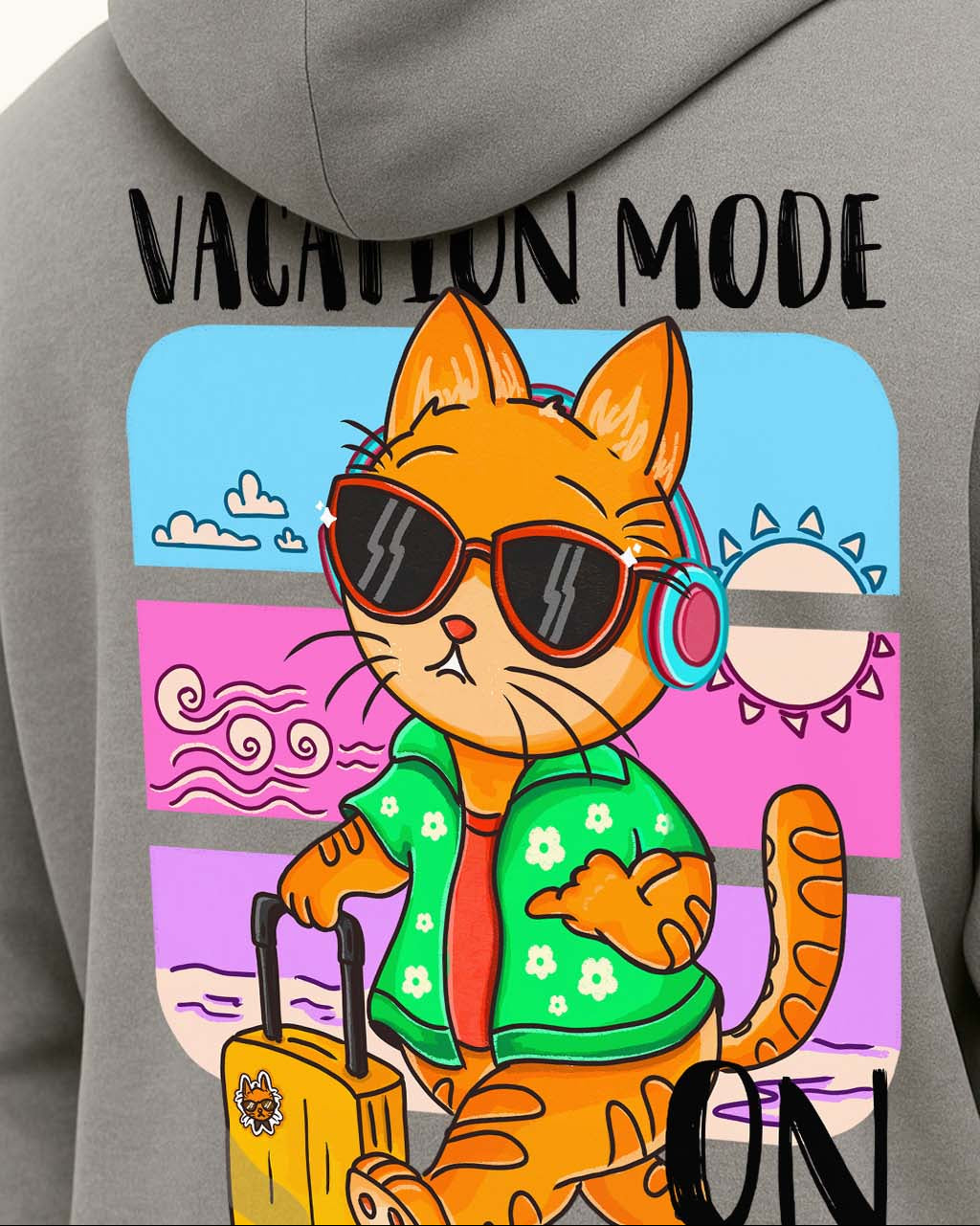 Grumpy Cat is on a vacation Hoodie