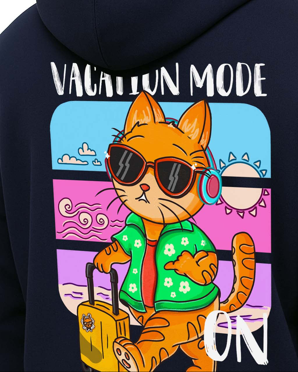 Grumpy Cat is on a vacation Hoodie