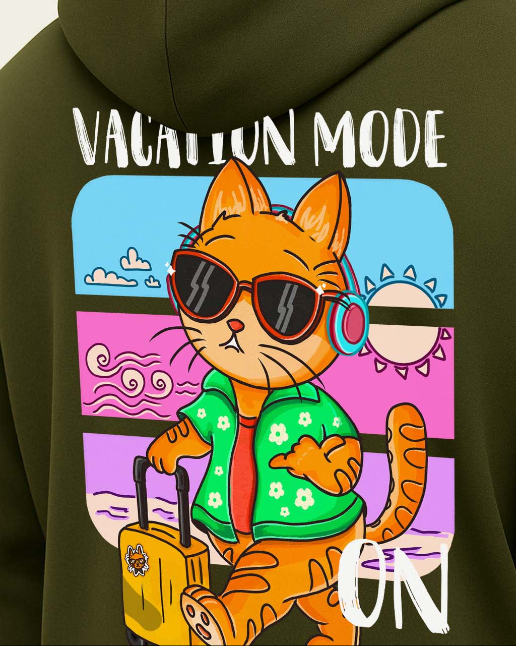 Grumpy Cat is on a vacation Hoodie